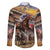 Kentucky Hosts Horse Races Watercolor Family Matching Off The Shoulder Long Sleeve Dress and Hawaiian Shirt - Wonder Print Shop