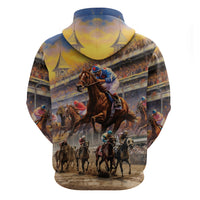 Kentucky Hosts Horse Races Watercolor Hoodie - Wonder Print Shop
