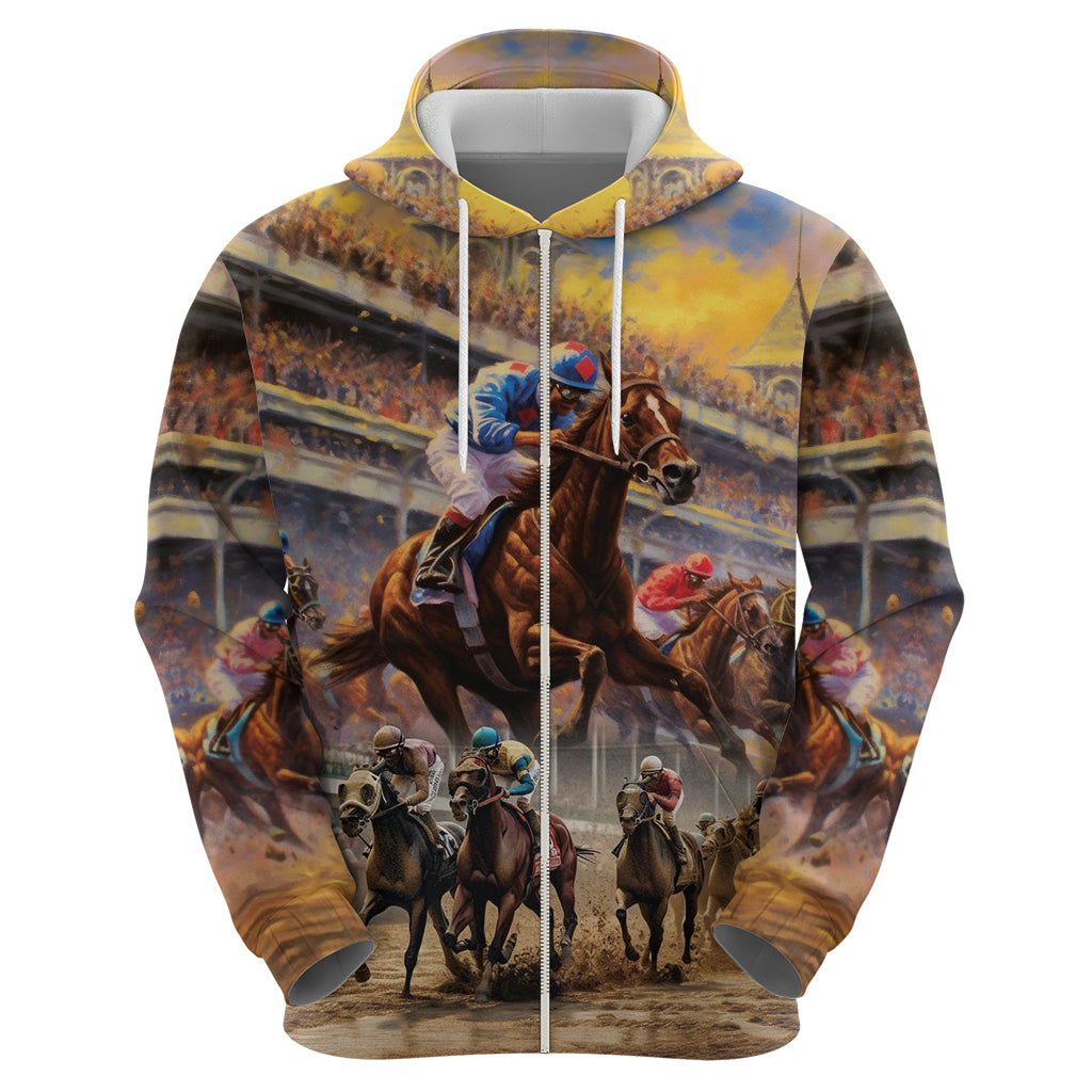 Kentucky Hosts Horse Races Watercolor Hoodie - Wonder Print Shop