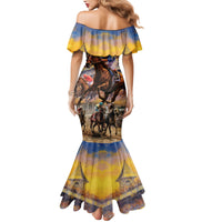 Kentucky Hosts Horse Races Watercolor Mermaid Dress - Wonder Print Shop