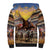 Kentucky Hosts Horse Races Watercolor Sherpa Hoodie - Wonder Print Shop