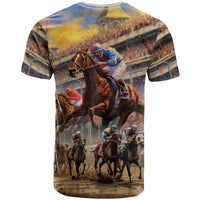 Kentucky Hosts Horse Races Watercolor T Shirt - Wonder Print Shop