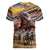 Kentucky Hosts Horse Races Watercolor Women V-Neck T-Shirt - Wonder Print Shop