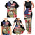 Kentucky Horseshoe Racing Rose Family Matching Tank Maxi Dress and Hawaiian Shirt Grunge American Flag Vintage Style - Wonder Print Shop