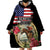 Kentucky Horseshoe Racing Rose Wearable Blanket Hoodie Grunge American Flag Vintage Style