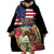 Kentucky Horseshoe Racing Rose Wearable Blanket Hoodie Grunge American Flag Vintage Style - Wonder Print Shop