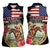 Kentucky Horseshoe Racing Rose Women Sleeveless Polo Shirt Grunge American Flag Vintage Style - Wonder Print Shop