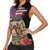 Kentucky Horseshoe Racing Rose Women Sleeveless Polo Shirt Grunge American Flag Vintage Style - Wonder Print Shop