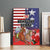 Kentucky Horses Racing Canvas Wall Art Roses Road with US Flag Style