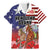 Kentucky Horses Racing Family Matching Mermaid Dress and Hawaiian Shirt Roses Road with US Flag Style