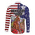 Kentucky Horses Racing Family Matching Short Sleeve Bodycon Dress and Hawaiian Shirt Roses Road with US Flag Style