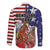 Kentucky Horses Racing Family Matching Summer Maxi Dress and Hawaiian Shirt Roses Road with US Flag Style
