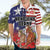 Kentucky Horses Racing Hawaiian Shirt Roses Road with US Flag Style