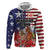 Kentucky Horses Racing Hoodie Roses Road with US Flag Style