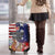 Kentucky Horses Racing Luggage Cover Roses Road with US Flag Style