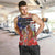 Kentucky Horses Racing Men Tank Top Roses Road with US Flag Style