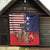 Kentucky Horses Racing Quilt Roses Road with US Flag Style