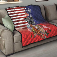 Kentucky Horses Racing Quilt Roses Road with US Flag Style