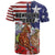 Kentucky Horses Racing T Shirt Roses Road with US Flag Style