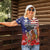 Kentucky Horses Racing Women Polo Shirt Roses Road with US Flag Style