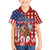 Kentucky Horses Racing Family Matching Summer Maxi Dress and Hawaiian Shirt US Flag Grunge and Diamond Pattern Red Color