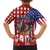 Kentucky Horses Racing Kid Hawaiian Shirt US Flag Grunge and Diamond Pattern Red Color