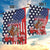 Kentucky Horses Racing Garden Flag US Flag Grunge and Dot Pattern Blue Color