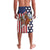 Kentucky Horses Racing Lavalava US Flag Grunge and Dot Pattern Blue Color