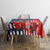 Kentucky Horses Racing Tablecloth US Flag Grunge and Dot Pattern Blue Color
