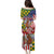 Kentucky Horses Racing Family Matching Puletasi and Hawaiian Shirt US Flag Grunge and Check Pattern Green Color