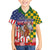 Kentucky Horses Racing Family Matching Puletasi and Hawaiian Shirt US Flag Grunge and Check Pattern Green Color
