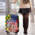Kentucky Horses Racing Luggage Cover US Flag Grunge and Check Pattern Green Color