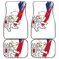 Czechia Independence Day Car Mats National Flag Brush Style and Bohemia Lion