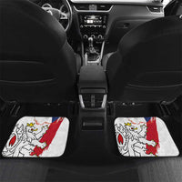 Czechia Independence Day Car Mats National Flag Brush Style and Bohemia Lion