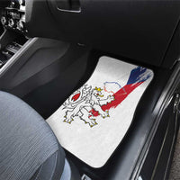 Czechia Independence Day Car Mats National Flag Brush Style and Bohemia Lion
