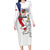 Czechia Independence Day Family Matching Long Sleeve Bodycon Dress and Hawaiian Shirt National Flag Brush Style and Bohemia Lion