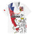 Czechia Independence Day Family Matching Mermaid Dress and Hawaiian Shirt National Flag Brush Style and Bohemia Lion