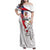 Czechia Independence Day Family Matching Off Shoulder Maxi Dress and Hawaiian Shirt National Flag Brush Style and Bohemia Lion