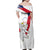 Czechia Independence Day Family Matching Off Shoulder Maxi Dress and Hawaiian Shirt National Flag Brush Style and Bohemia Lion