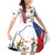 Czechia Independence Day Family Matching Off Shoulder Short Dress and Hawaiian Shirt National Flag Brush Style and Bohemia Lion
