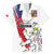 Czechia Independence Day Family Matching Short Sleeve Bodycon Dress and Hawaiian Shirt National Flag Brush Style and Bohemia Lion