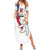 Czechia Independence Day Family Matching Summer Maxi Dress and Hawaiian Shirt National Flag Brush Style and Bohemia Lion