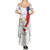 Czechia Independence Day Family Matching Summer Maxi Dress and Hawaiian Shirt National Flag Brush Style and Bohemia Lion