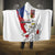 Czechia Independence Day Hooded Blanket National Flag Brush Style and Bohemia Lion