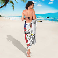 Czechia Independence Day Sarong National Flag Brush Style and Bohemia Lion