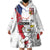 Czechia Independence Day Wearable Blanket Hoodie National Flag Brush Style and Bohemia Lion