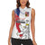 Czechia Independence Day Women Sleeveless Polo Shirt National Flag Brush Style and Bohemia Lion