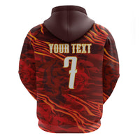 South Korea National Football Custom Hoodie Tigers of Asia Fierce Abstract Flame-Inspired