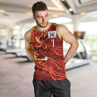 South Korea National Football Custom Men Tank Top Tigers of Asia Fierce Abstract Flame-Inspired