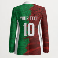 South Korea and Mexico National Football Custom Blazer Taegeuk Warriors with El Tricolor Grunge Split Style